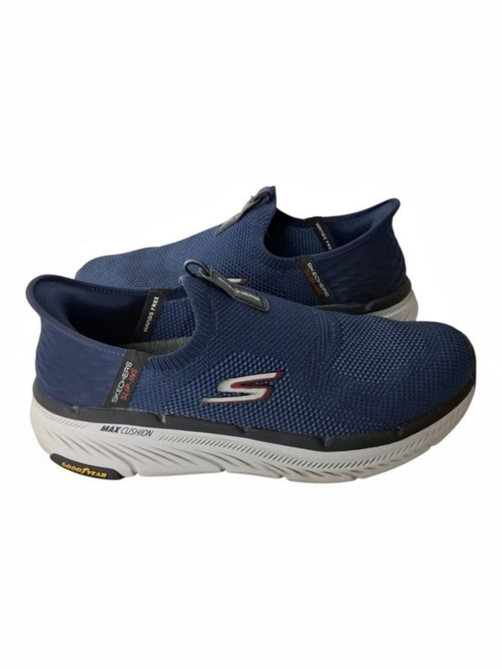 Skechers Slip Ins Max Cushioning Premier 2.0 Men 11.5 Extra Wide Shoes Blue
